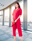Myror Rust colored coord set for women