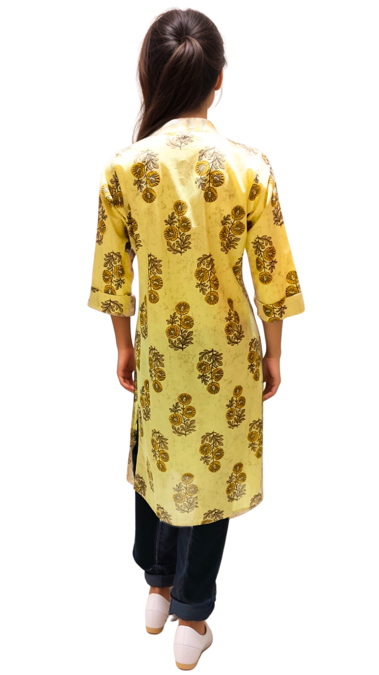 Myror Premium Clothing Printed Cotton Kurtis for Office and Casual Wear