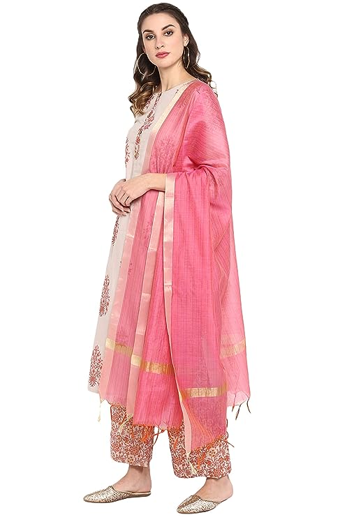 Janasya Women's Cotton Salwar Suit Set