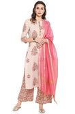 Janasya Women's Cotton Salwar Suit Set