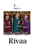 rivaa by Myror chinon with heavy embroidered readymade salwar kameez