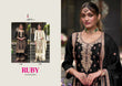 ruby by Myror exclusie designer chinon with heavy embroidered readymade salwar kameez